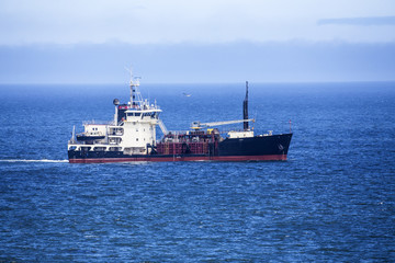ship at sea - Oregon coast