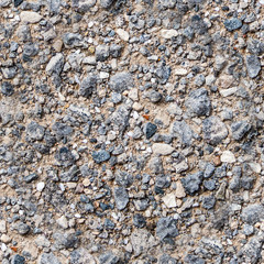 seamless beach crushed rocky texture with sand. background, pattern