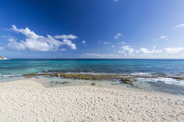 Beach in Saint Martin, Caribbean