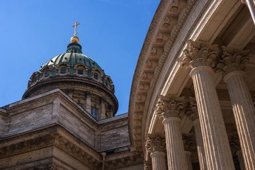 Kazan Cathedral -Cathedral of the Kazan Icon of the Mother of God-. Saint Petersburg, Russia