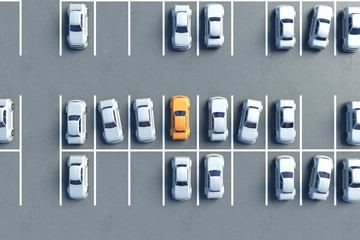 Parking lot top © peshkova