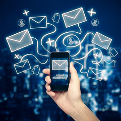 Cellphone with email network