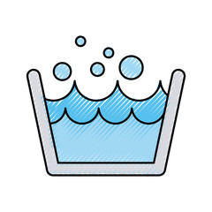 laundry tank isolated icon