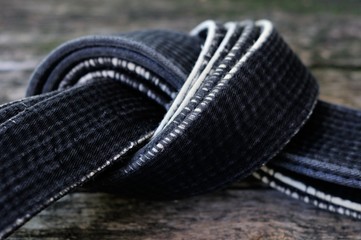 Black belt master of martial arts.