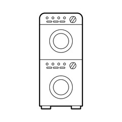 wash machine isolated icon