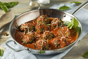 Organic Homemade Vegan Veggie Meatballs