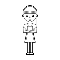housewife avatar character icon