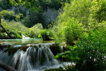 Bach Nationalpark Plitvicer Seen
