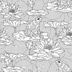 Adult antistress coloring page.
