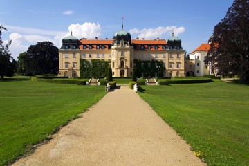 Baroque Castle Lany, summer residence of President of Czech Republic