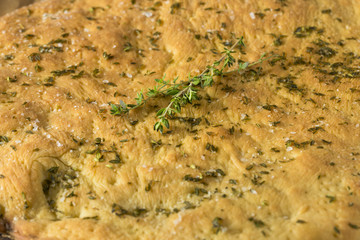 Homemade Bianca PIzza with Sea Salt