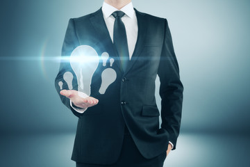 Idea and innovation concept