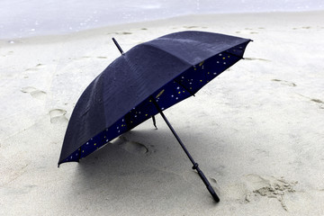 parasol na plaży