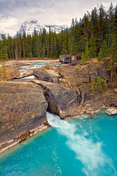 The Natural Bridge In Yoho National Park, Canada