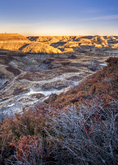 Horseshoe Canyon in the Alberta Bandlands near Drumheller, Alber
