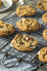 Homemade Gooey Smores Cookies