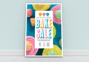 Bake Sale Charity Poster Layout