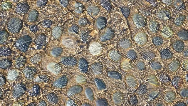 High quality video of stony background in 4K