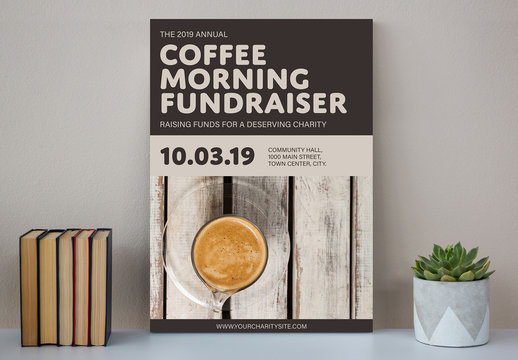 Charity Breakfast Poster Layout