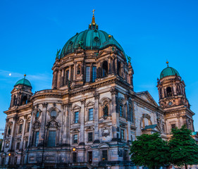 Fototapeta na wymiar Berlin Cathedral (Berliner Dom) - famous landmark on the Museum Island in Mitte district of Berlin.
