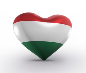 Hungarian Flag, Hungary (3D Render)