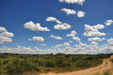 Fototapeta na wymiar The Namibian Sky.