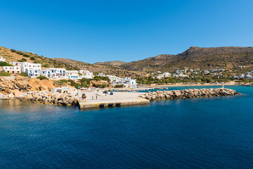 Fototapeta na wymiar Sikinos island in southern Cyclades, located between Ios and Folegandros. Greece.