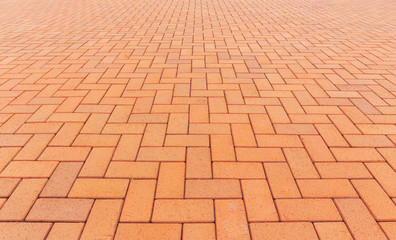 Paver brick floor also call brick paving, paving stone or block paving. Manufactured from concrete...