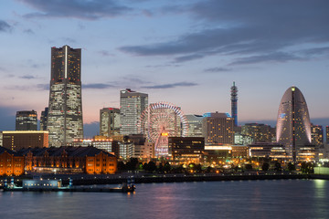 Fototapeta premium 横浜港 夜景