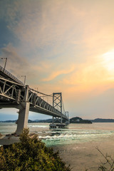 Fototapeta premium 鳴門大橋 淡路島 徳島