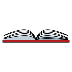 text book isolated icon