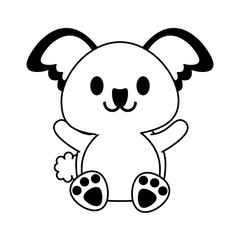 koala cute animal cartoon icon image