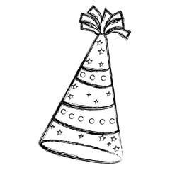 party hat isolated icon