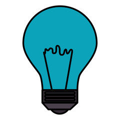 bulb light isolated icon