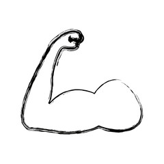 strong power muscle arms biceps athletic