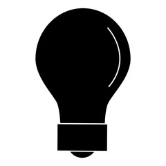 bulb light isolated icon