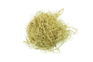 hay isolated on a white background