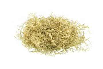 hay isolated on a white background