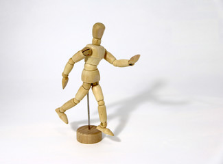 Wood Human Drawing Model Artist Body Figure , walk acting. Useful Tool for learning the basics of figure drawing.
