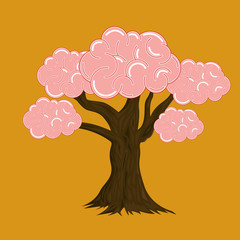 Tree Brain - Illustration vector