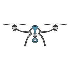 drone flying technology icon