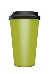 Paper Coffee Cup. 3d Rendering