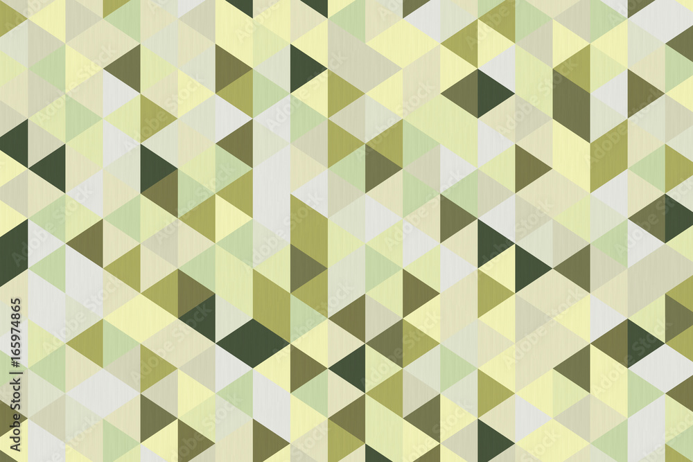 Poster abstract olive green polygon geometric background. 3d rendering