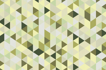 Abstract Olive Green Polygon Geometric Background. 3d Rendering
