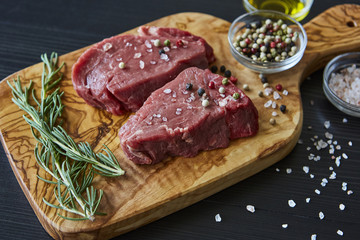 meat with spices