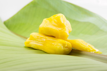 Vice jackfruit varieties of banana leaves