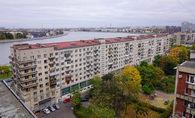 Old buildings in Saint Petersburg, Russia