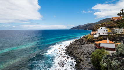 Beautiful coastline of La Palma - obrazy, fototapety, plakaty