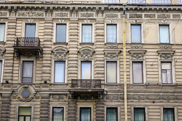 Old buildings located in St. Petersburg, Russia