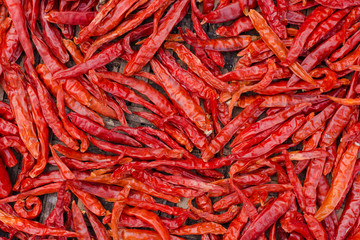 Red chilli background.